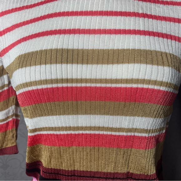 Anthropologie Scotch & Soda Anja Sweater Striped Tee Sz L - Picture 5 of 14
